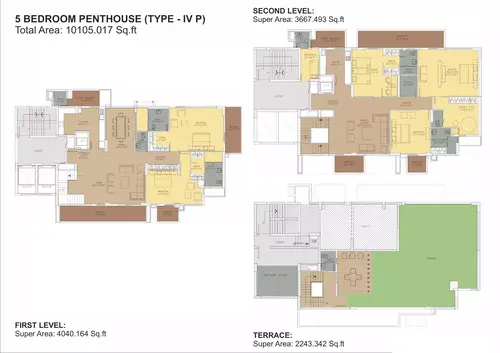 Ambience Creacions Size - Penthouse 10105 sq.ft*